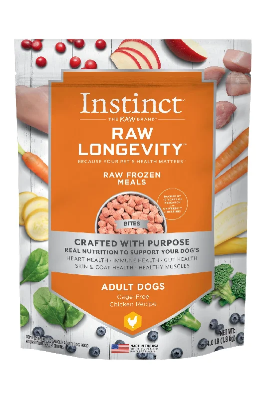 Instinct Longevity Chicken Bites Raw Dog Food