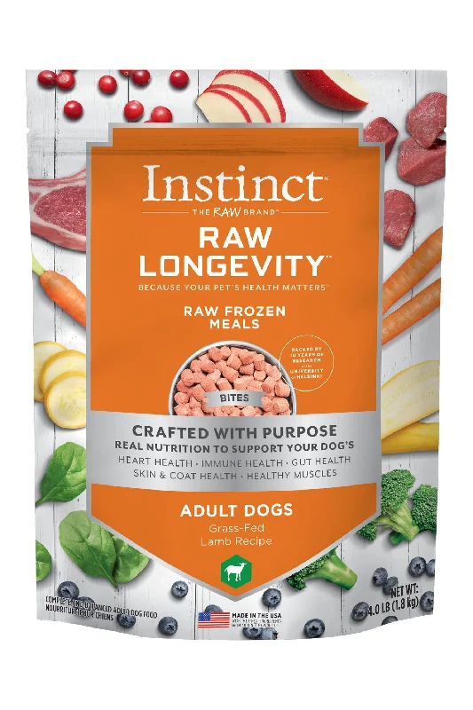 Instinct Longevity Lamb Bites Raw Dog Food