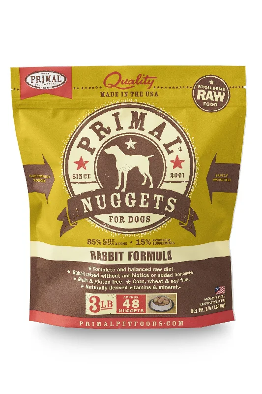 Primal Rabbit Frozen Raw Dog Food