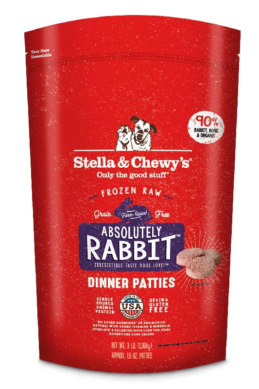 Stella and Chewy's Absolutely Rabbit Frozen Raw Dog Food