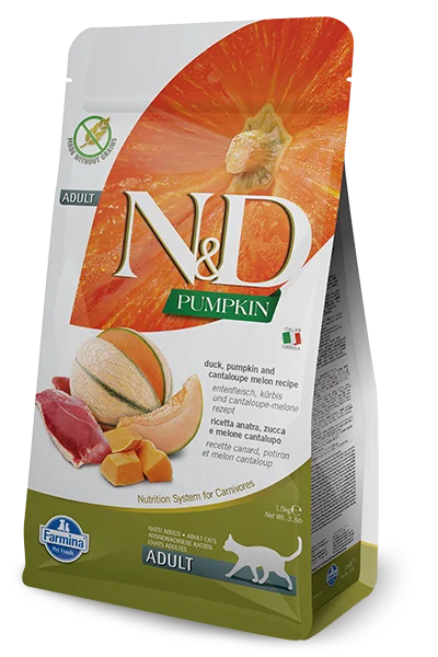 N & D Cat dry Pumpkin Grain Free - Duck & Cantaloupe