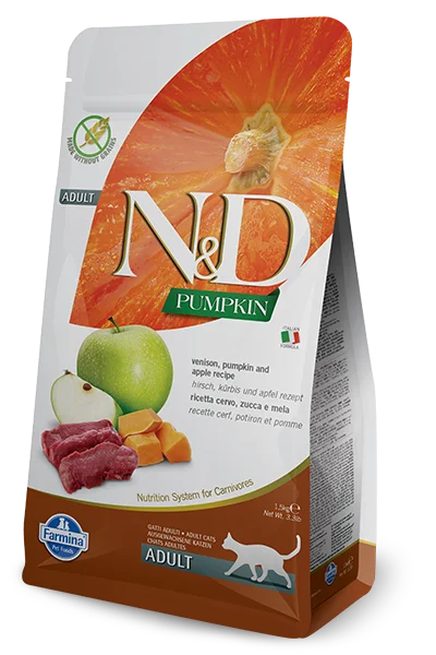 N & D Cat dry Pumpkin Grain Free - Venison & Apple