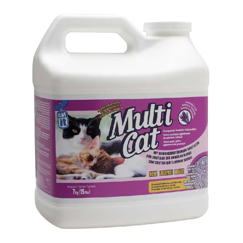 Catit Multi-Cat Premium Clumping Cat Litter - Lavender Scent