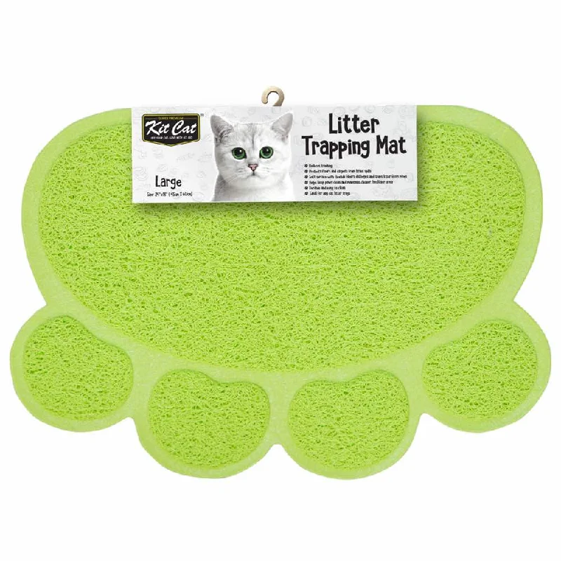 Kit Cat Litter Trapping Mat (Light Green)