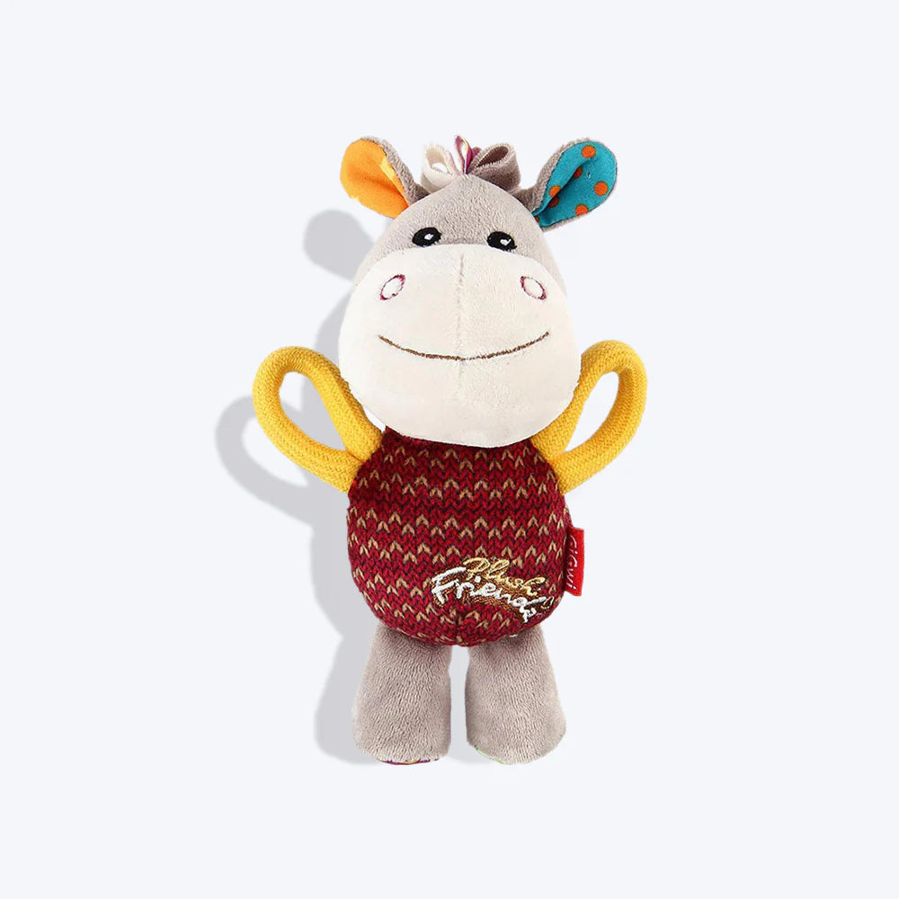 Donkey 'Plush Friendz' with Squeaker Medium