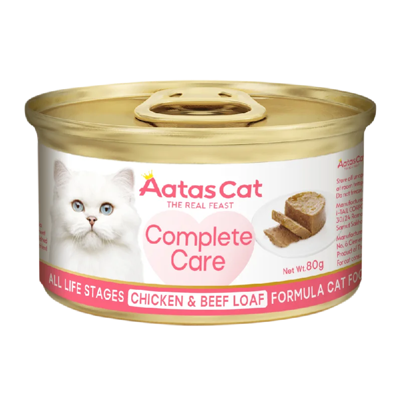 Aatas Cat Complete Care Chicken & Beef Loaf 80g