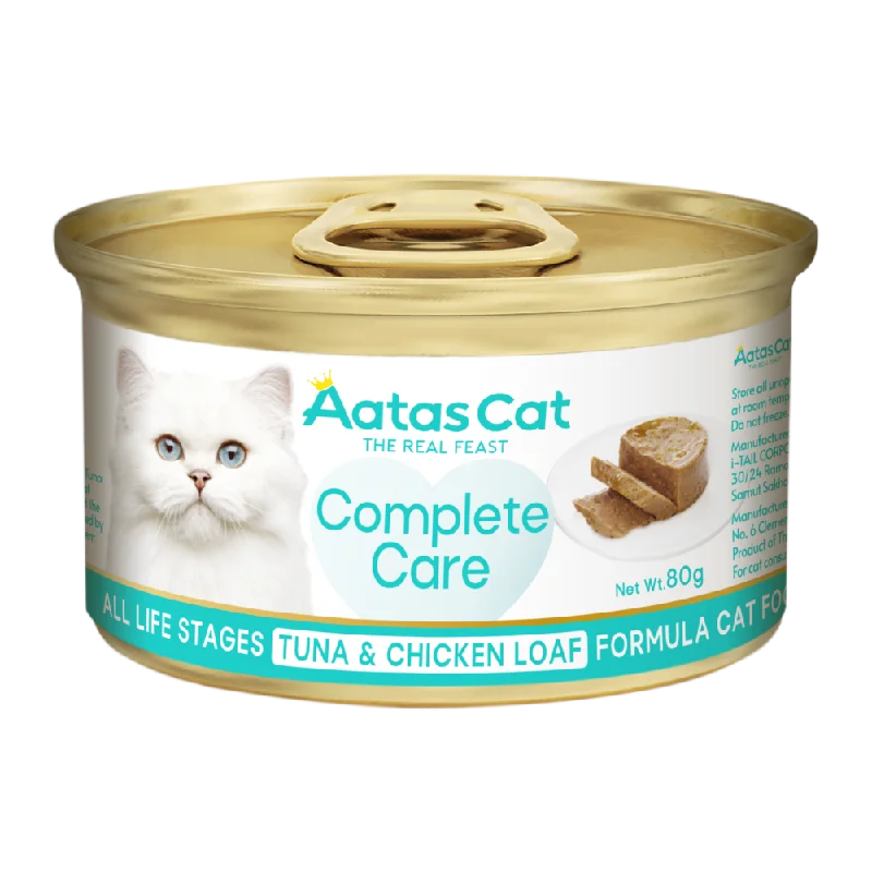 Aatas Cat Complete Care Tuna & Chicken Loaf 80g