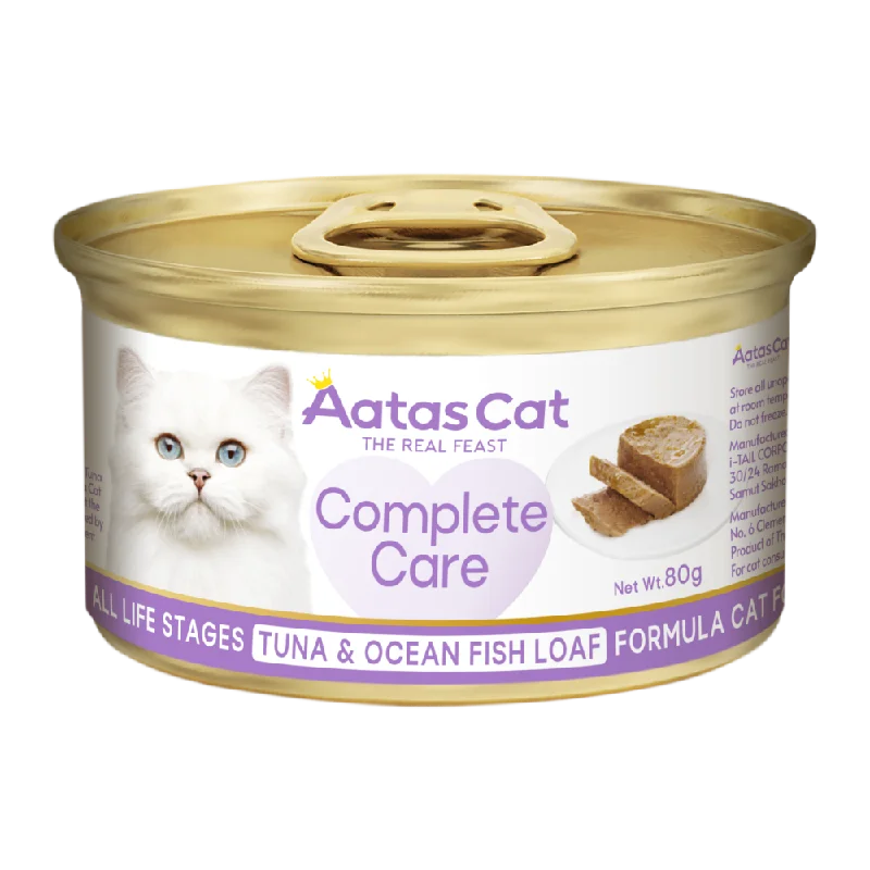 Aatas Cat Complete Care Tuna & Ocean Fish Loaf 80g