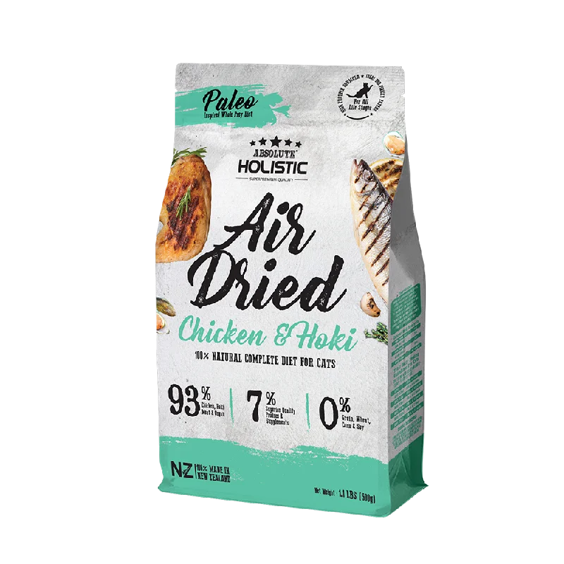 Absolute Holistic Cat Air-Dried Chicken & Hoki 500g