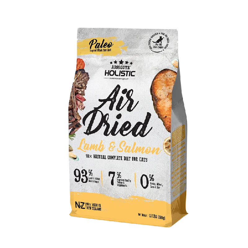 Absolute Holistic Cat Air-Dried Lamb & Salmon 500g