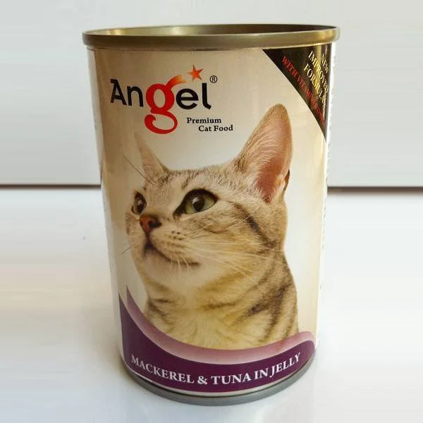 Angel Cat Mackerel & Tuna in Jelly 400g