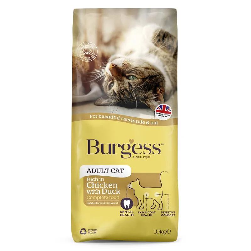 Burgess Cat Adult Chicken & Duck 10kg