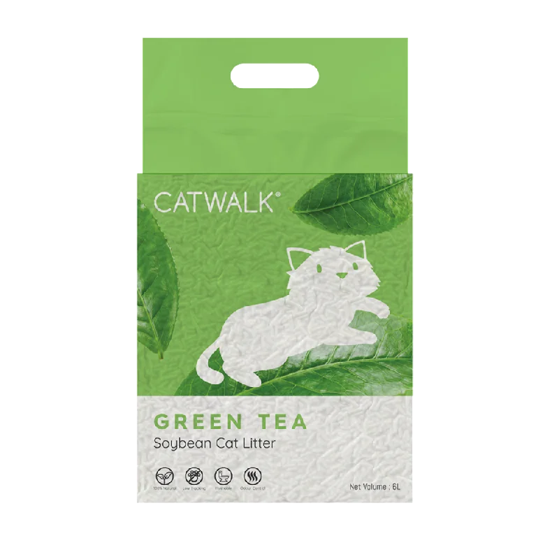 Catwalk Cat Litter Soybean Green Tea 6L