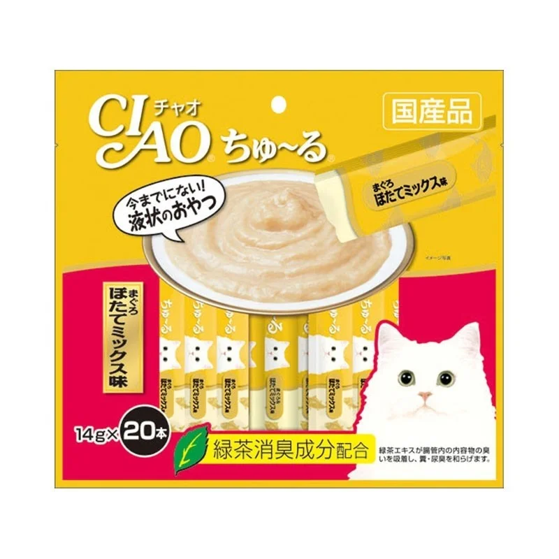 Ciao Cat Churu Tuna Scallop Mix 280g (14g x 20) (SC-129)