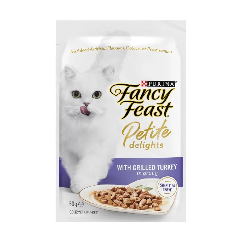 Fancy Feast Petite Delights Grilled Turkey in Gravy 50g