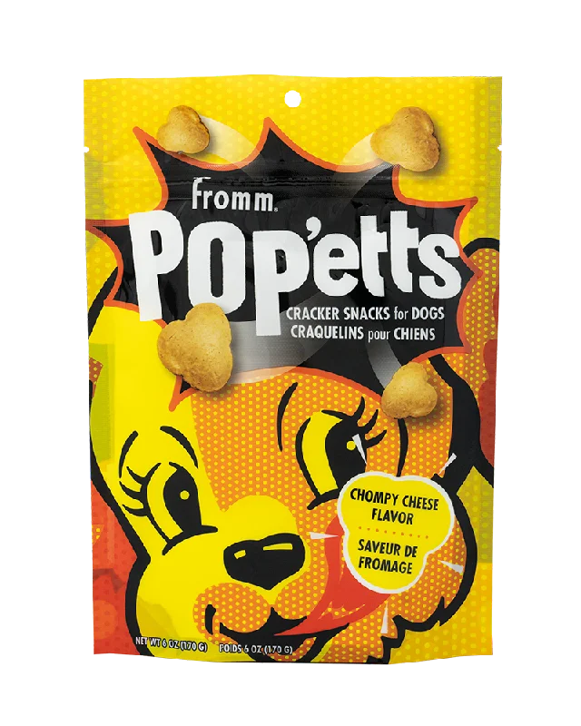 Fromm Popetts Chompy Cheese Dog Treats 6oz