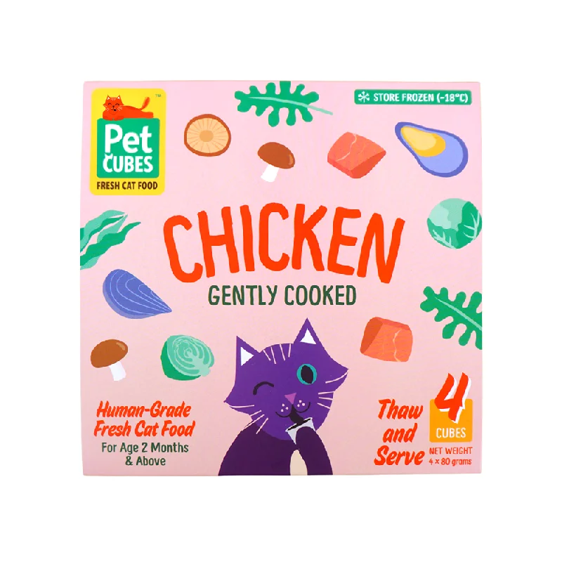 *FROZEN* PetCubes Cat Gently Cooked Chicken 320g