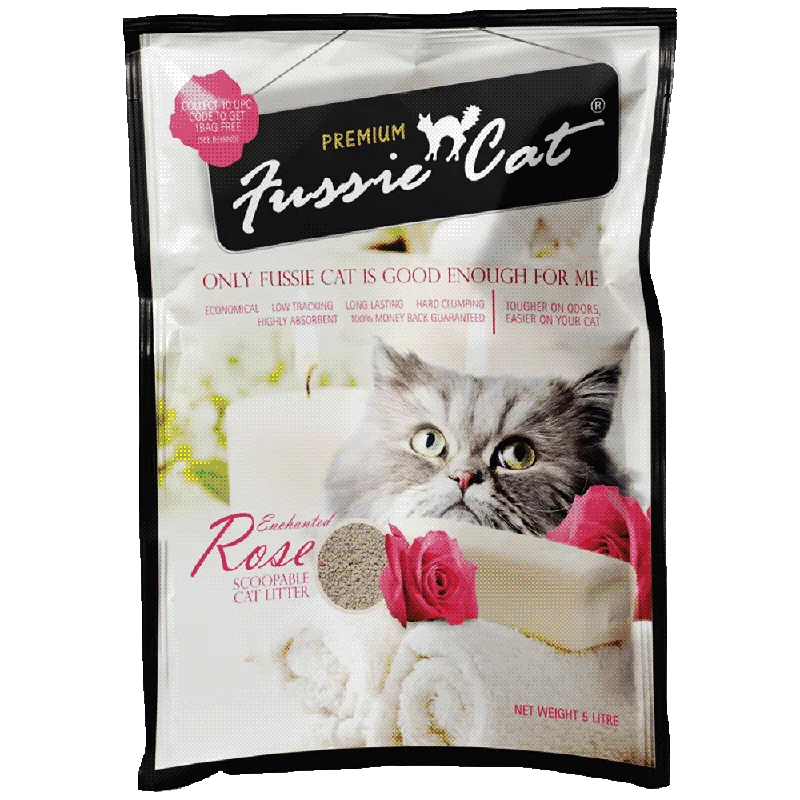 Fussie Cat Bentonite Litter Enchanted Rose 10L