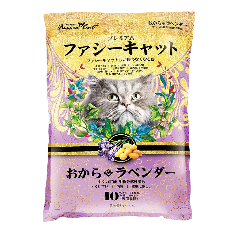 Fussie Cat Japanese Soybean Litter Lavender 7L