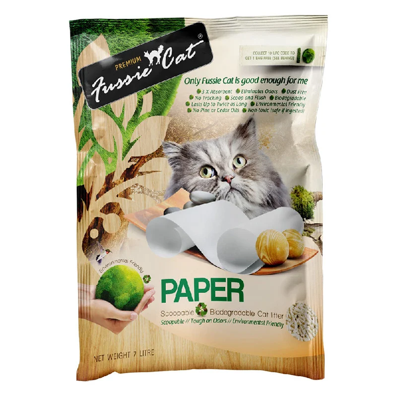 Fussie Cat Natural Paper Litter 7L