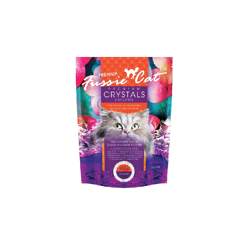 Fussie Cat Premium Crystals Litter Unscented 5L