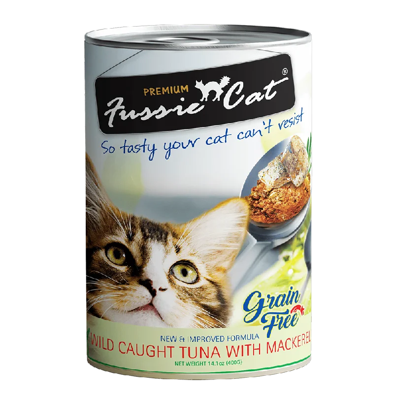 Fussie Cat Wild Caught Tuna with Mackerel 400g