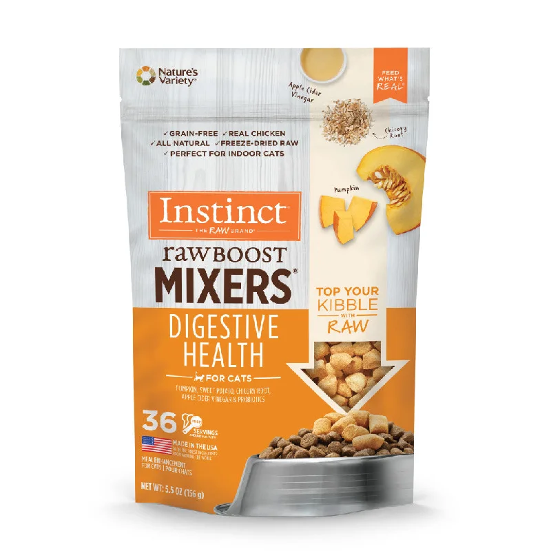 Instinct The Raw Brand Cat Raw Boost Mixers Freeze-Dried Raw Digestive Health Recipe 5.5oz