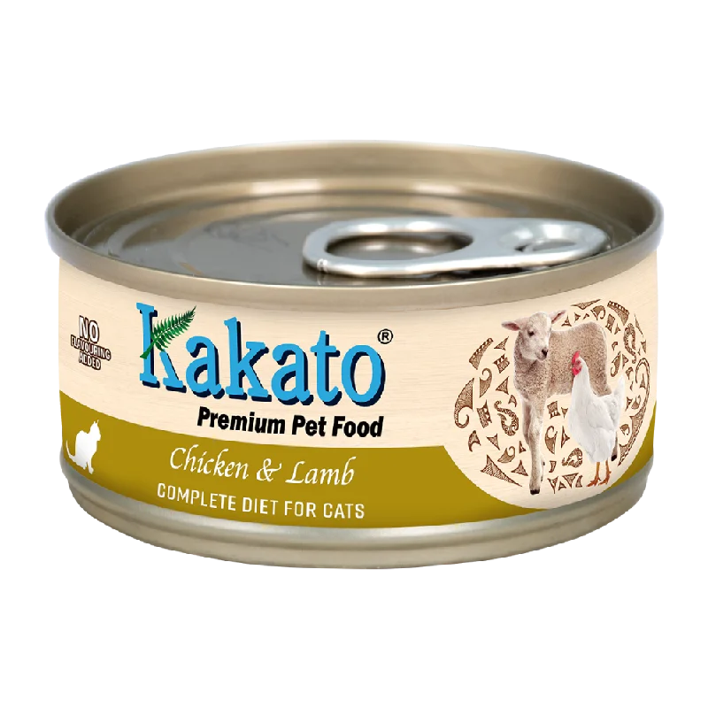 Kakato Premium Cat Food Complete Diet - Chicken & Lamb 70g