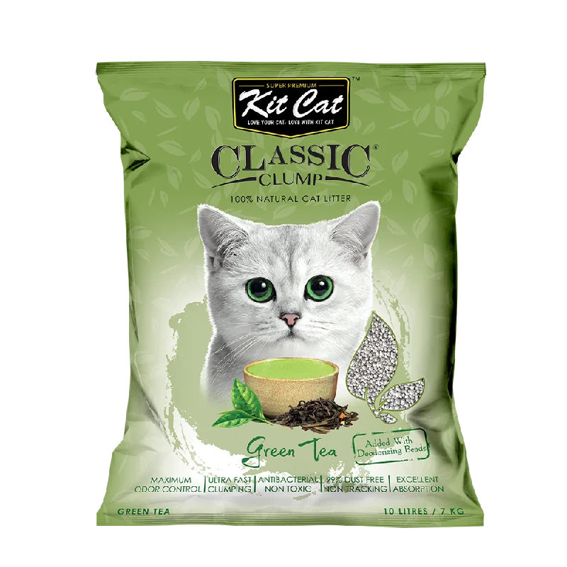 KitCat Cat Classic Clump Litter Green Tea 7kg