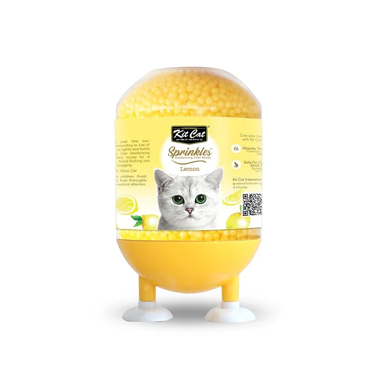 KitCat Cat Sprinkles Deodorising Litter Beads Lemon 240g