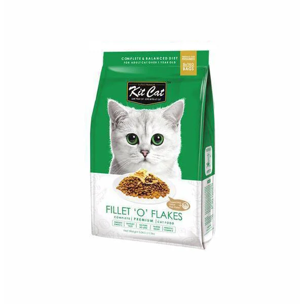 KitCat Premium Cat Food Fillet 'O' Flakes 5kg