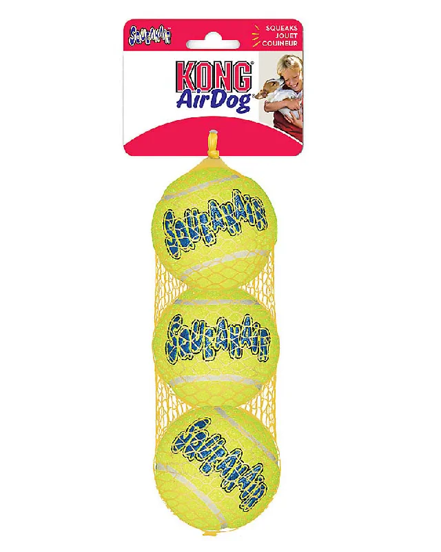 Kong Squeak Air Tennis Ball X-Small 1.5" - 3-Pack