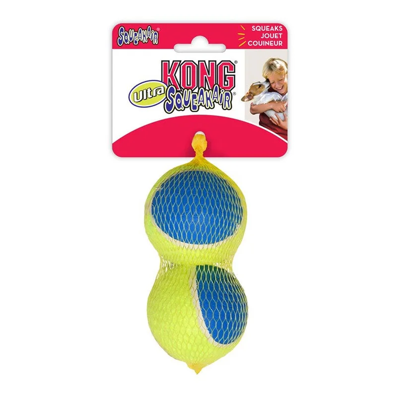 Kong SqueakAir Ultra Balls, Large 3.25" - 2-Pack