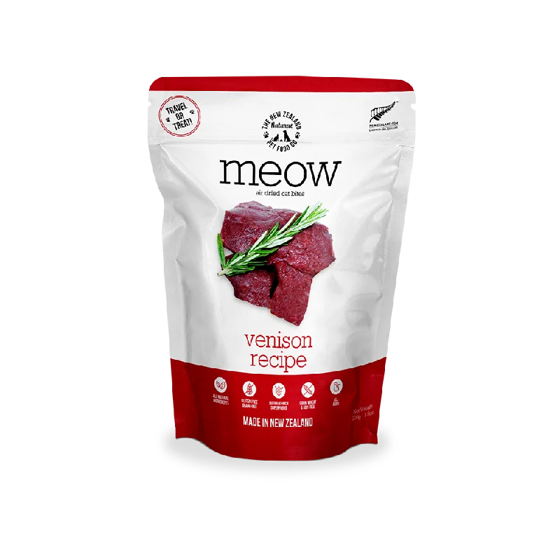 Meow Air-Dried Cat Treats Venison 100g