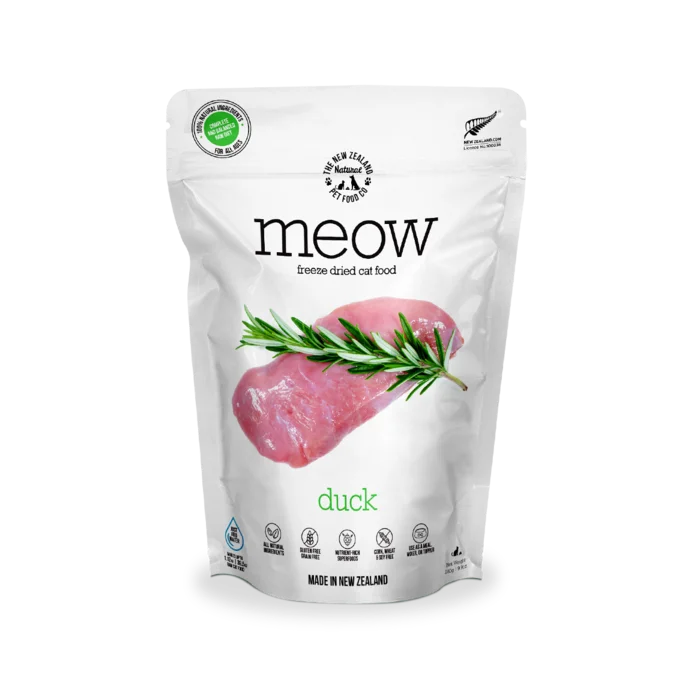 Meow Freeze-Dried Cat Food Duck 280g