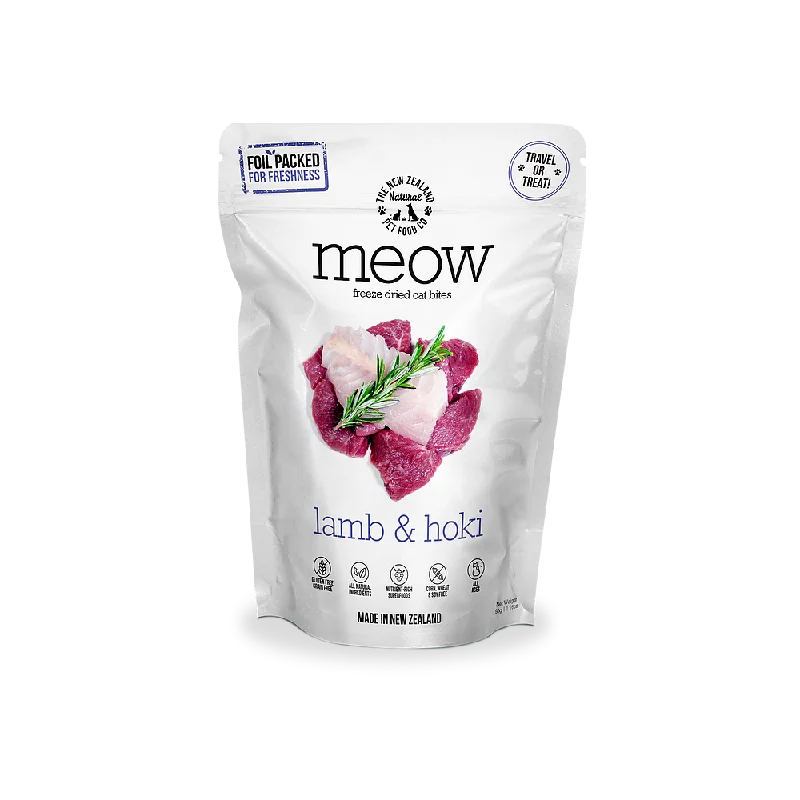 Meow Freeze-Dried Cat Treats Lamb & Hoki 50g (EXPIRY 15 DEC 2024)