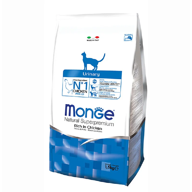 Monge Cat Natural Superpremium Urinary Rich in Chicken 1.5kg ( EXPIRY JUN 2025 )