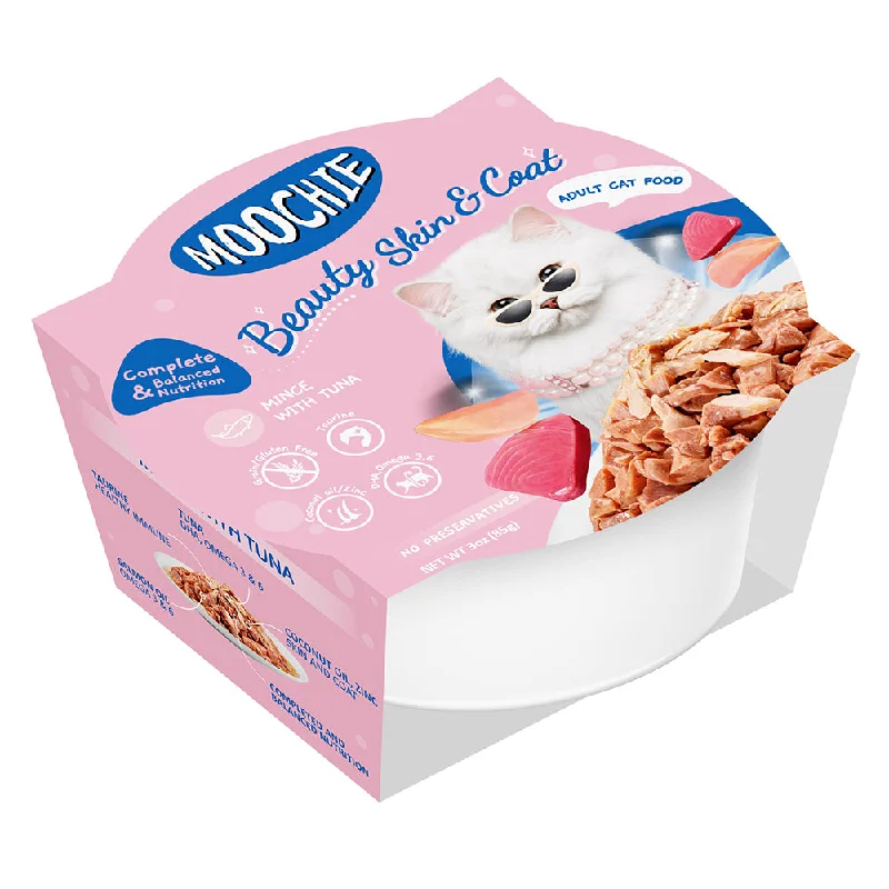 Moochie Cat Mince With Tuna Beauty Skin & Coat 85g