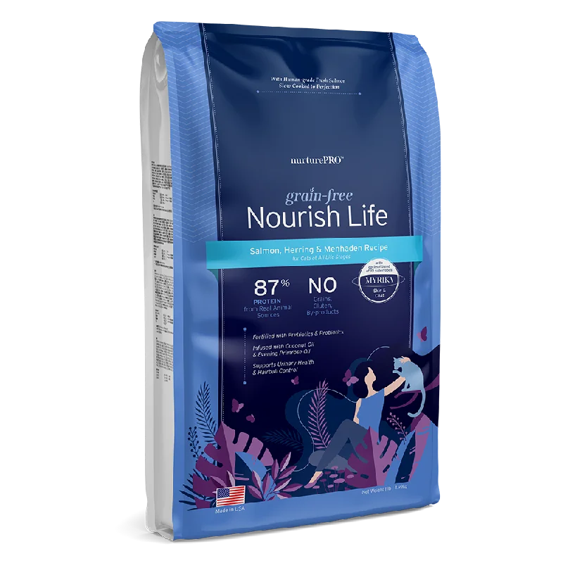 Nurture Pro Nourish Life - Cat Grain-Free Salmon, Herring & Menhaden 11lb