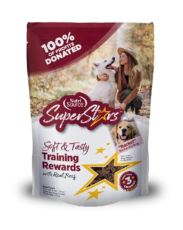 NutriSource SuperStars Beef Training Dog Treats 16oz