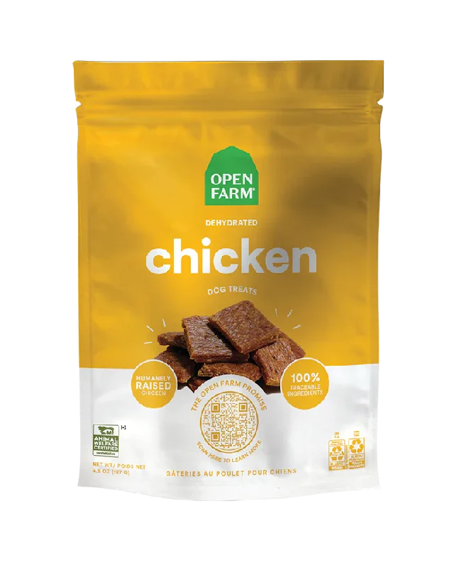 Open Farm Dehydrated Chicken Dog Treats 4.5oz