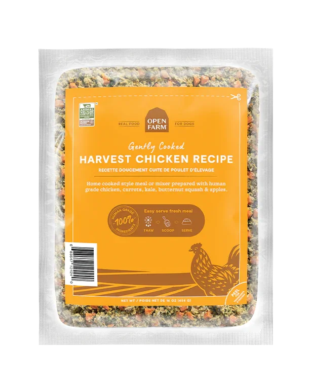 Open Farm Gently Cooked Harvest Chicken Dog Food 6lb