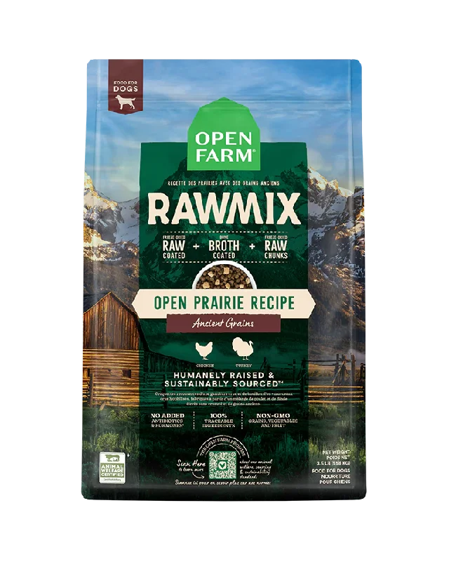 Open Farm RawMix Open Prairie Ancient Grains Dry Dog Food 3.5lb