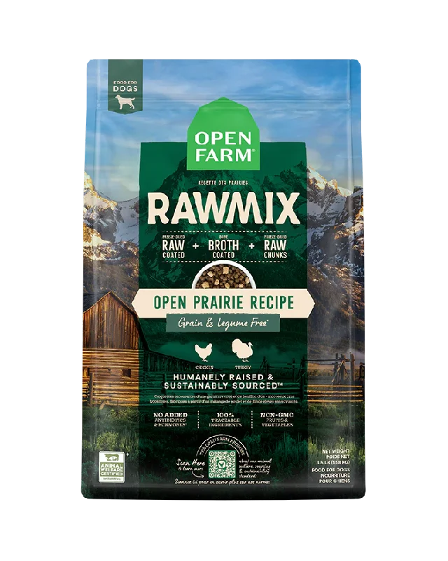 Open Farm RawMix Open Prairie Grain-Free Dry Dog Food 3.5lb