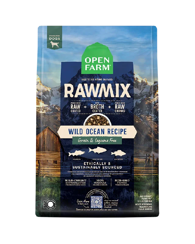 Open Farm RawMix Wild Ocean Grain-Free Dry Dog Food  3.5lb