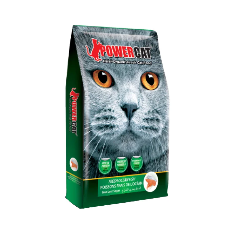 Powercat Halal-Organic-Fresh Cat Food Fresh Ocean Fish 1.4kg