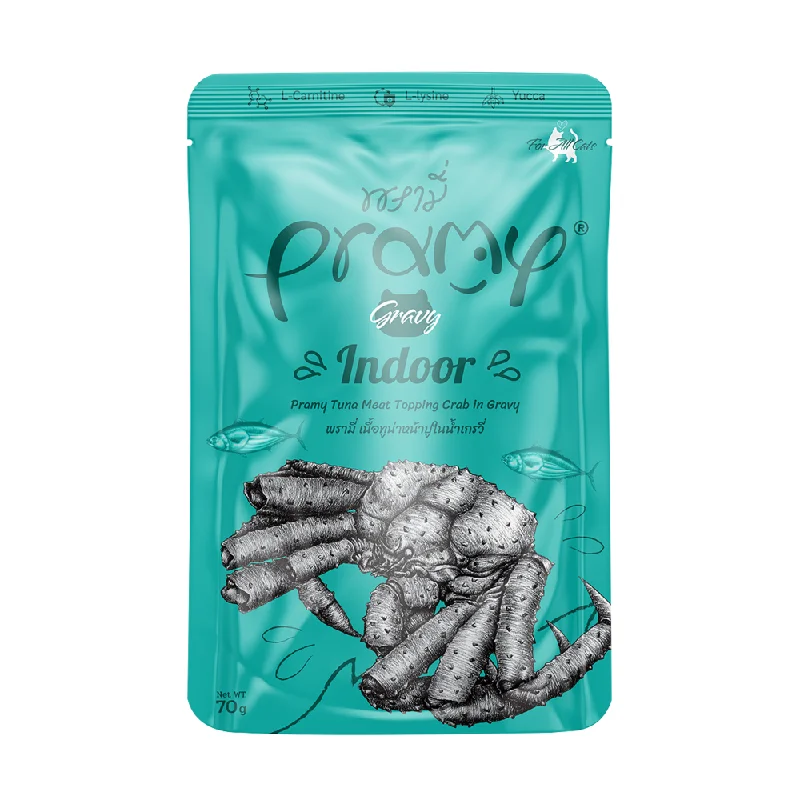 Pramy Cat Gravy Indoor Pramy Tuna Meat Topping Crab 70g