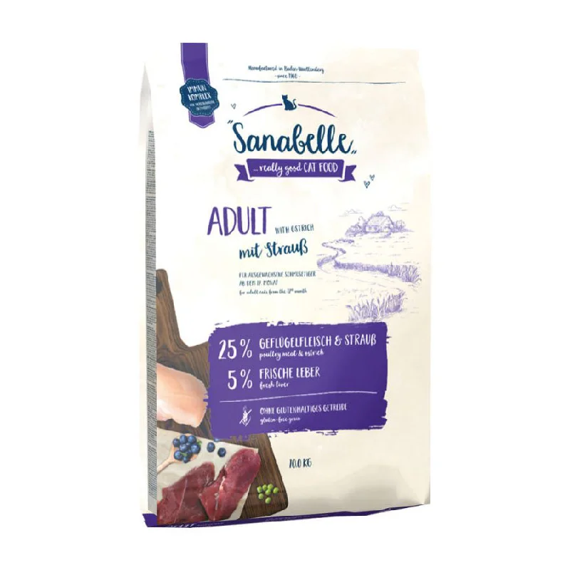 Sanabelle Cat Adult Ostrich 10kg