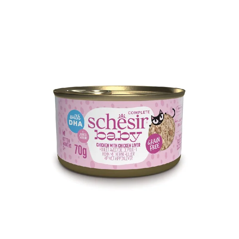 Schesir Cat Baby Chicken With Chicken Liver 70g