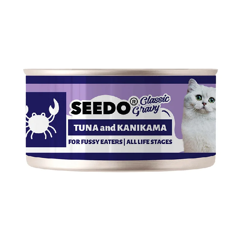 Seedo Cat Classic Gravy for Fussy Eaters Tuna & Kanikama 70g